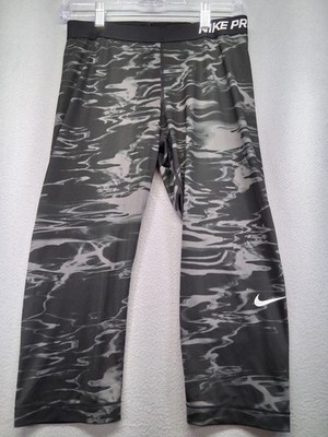 Nike Pro  Compression Pants Men, Black/Gray, Dri -Fit Size Large