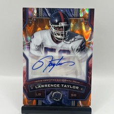 2024 Topps Resurgence Signatures Lawrence Taylor #RS-LT Orange Power /25