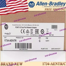 New AB 1734-AENTR/C POINT I/O Dual Port Network Adaptor Free Ship US