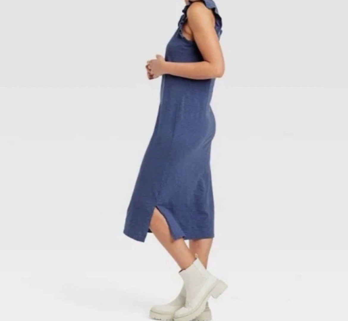 Universal Thread Comfortable Blue Flutter Sleeve … - image 3