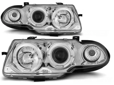 Projecteurs Angel Eyes Tuning Tec Pour Opel Astra F 94-98 Chrom Avant - Photo 1/3