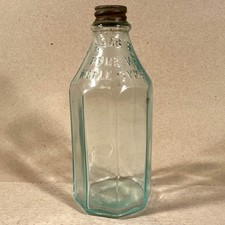 Octagonal Early Aqua Screw-Top LAMBS PURE VT....