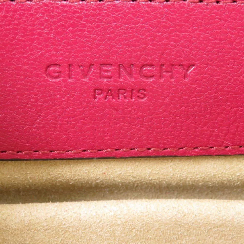 AUTHENTIC GIVENCHY CROSS3 2wayShoulder Bag Bordeaux Leather — image 5