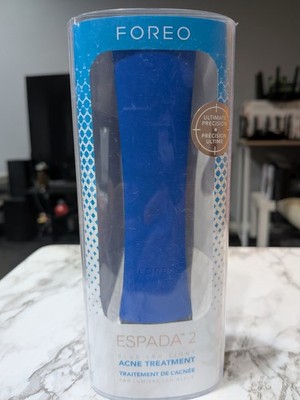 NIB ~ FOREO - ESPADA 2 Ultimate Precision Blue Led Acne Treatment Light