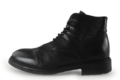 Blackstone Herren Schnurstiefel in größe EU 45 Schwarz