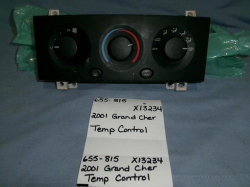 Temperature Control Manual Temperature Control Fits 99-04 GRAND CHEROKEE 164219 - Picture 1 of 8