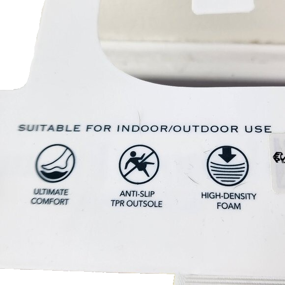 PANTOFOLA D’ORO Charter Club Memory Foam Ciabatte Donna Giallo Bianco Gingham XL 11 12 Nuove con etichette