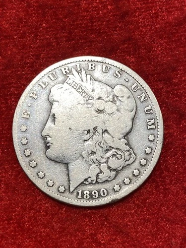1890-CC  $1 Morgan Silver Dollar - Good