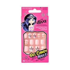 Broadway Little Diva Gel Candy Stick On Nails No Glue Needed