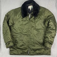 Vintage 60s 70s Samco Sportswear Coat /Jacket Army Green Made In USA Large