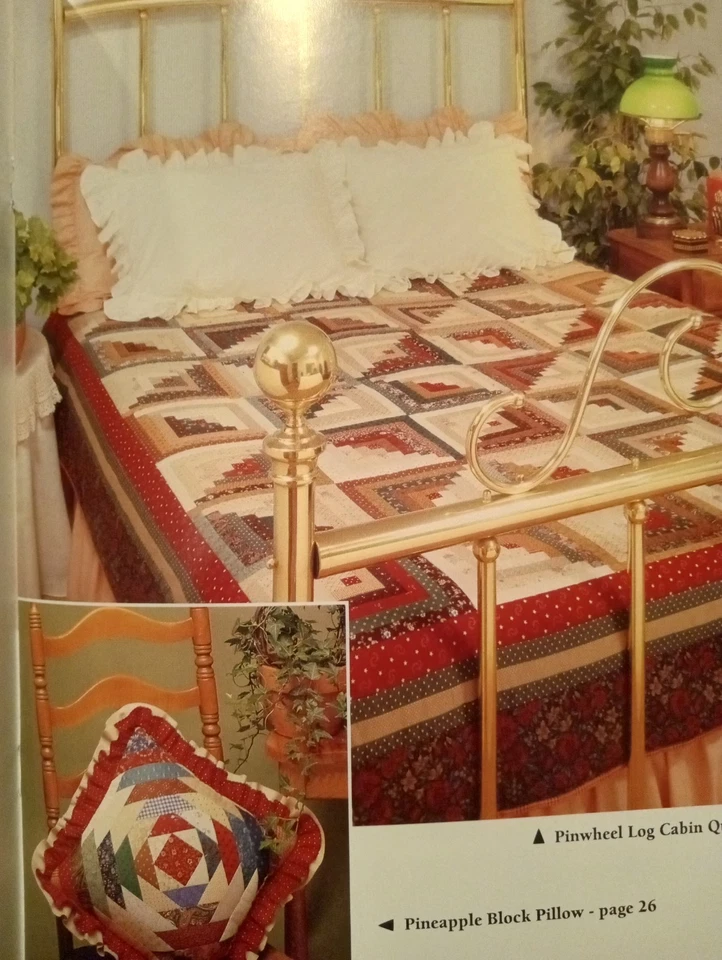 Log Cabin Quilt Pattern Book Easy Log Cabin Quilt Patterns Book - Image 2 of 4