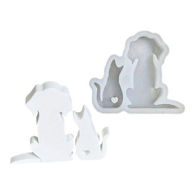 Dog and Cats Silicone Molds Animal Molds Casting Molds Handmade Plasters Molds