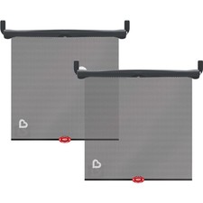 Brica Sun Safety Car Window Shade with Heat Alert, Helps Block UVA/UVB Rays, ...