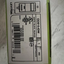 Leviton ODS10-IDW Occupancy Sensor - PIR - Wall Switch, 2100SF, 120-277V - White