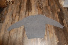 Vintage Golf Sweater Mens Large Gray McBriar Embroidered USA Made