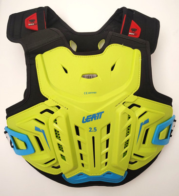 Leatt Chest Protector 2.5 Lime/Blue, Jr  147-159cm