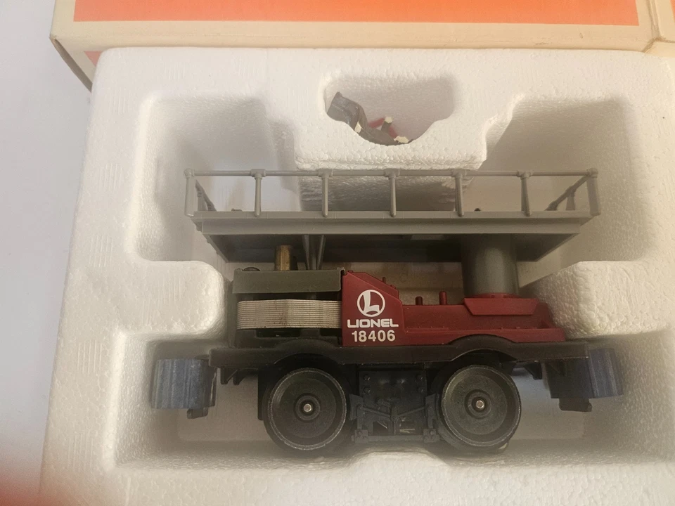 Vintage Lionel 6-18406 O-Gauge Operating Track Maintenance Car  NEW - Image 3 of 4