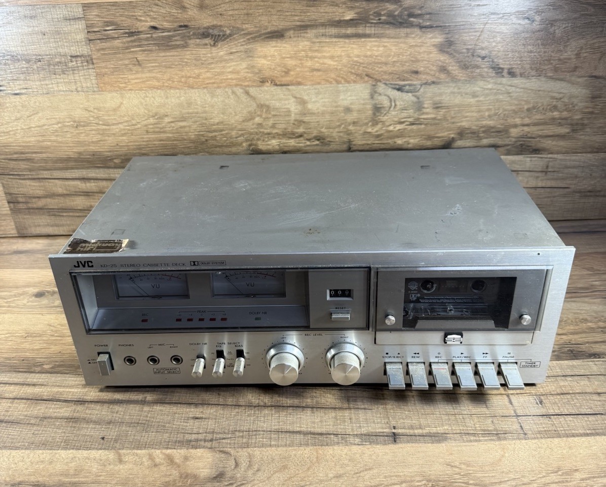 JVC KD-25 Vintage Stereo Cassette Deck, Silver - FULLY TESTED | eBay