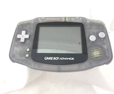 Nintendo Game Boy Advance Clear Glacier Tested & Working AGB-001 plus games