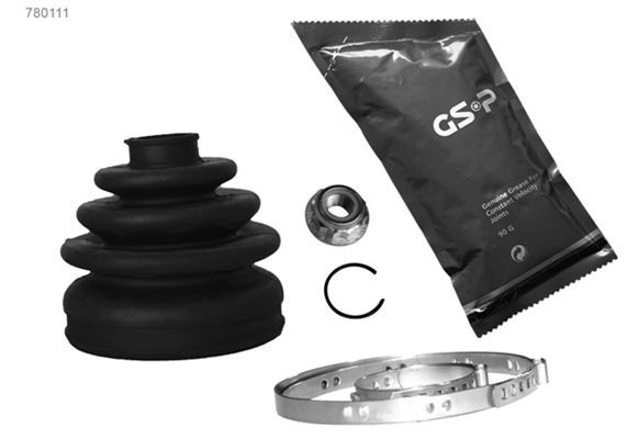 Fits GSP 780111 Half-axis bearing (grenade) rubber