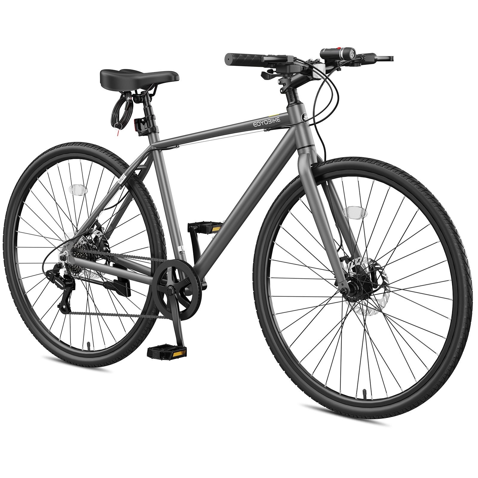 (New) NAIZEA 700C Hybrid Bike for Adult Aluminum Frame Bicycle Vintage Retro Road Bike (269.99 USD)