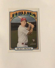 2021 Topps Heritage High Number Mickey Moniak #653 Rookie Card Phillies Rockies!. rookie card picture