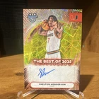 2025-26 Bowman Best Basketball Shelton Henderson Auto Yellow Lazer /75