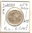 Vintage and Estate Sale Dateless Standing Liberty Quarter COIN #2 Combine S/H