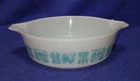 Vintage Pyrex Amish Butterprint 471 1 Pint Casserole Dish Turquoise NO LID