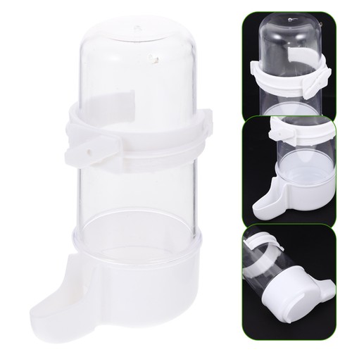Automatic Water Drinker Bird Cage Feeder Parrot Dispenser Container for Birds
