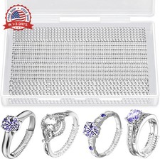 22 Pack Ring Sizer Adjuster for Loose Rings, 4 Sizes Silicone Ring Guards Invisi
