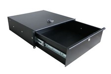 Rackschublade 3HE 19" extra tief 45cm Vollauszug Rack Server Stahl abschliessbar