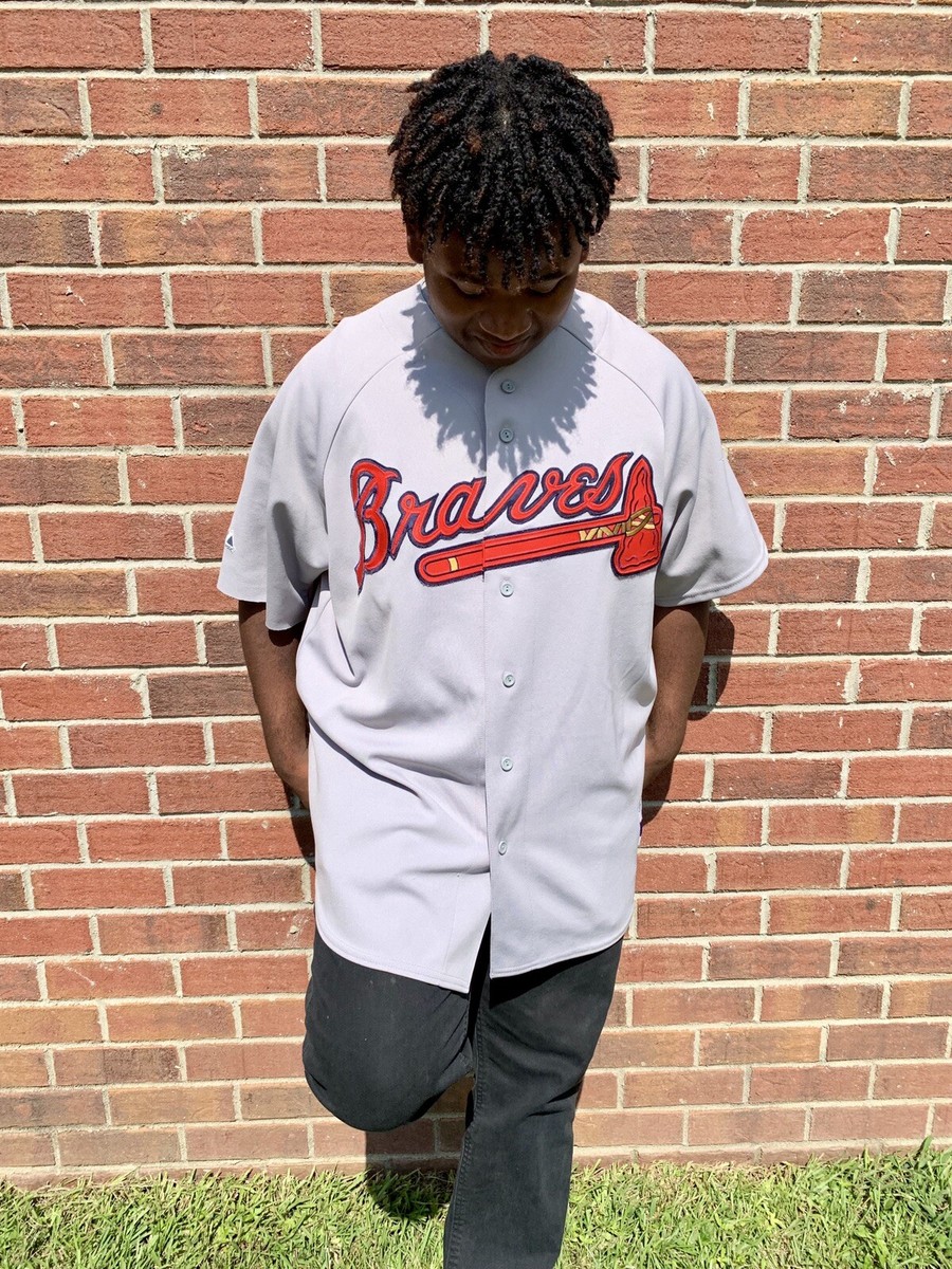 Rare Atlanta Braves stitched vintage MLB Baseball Majestic