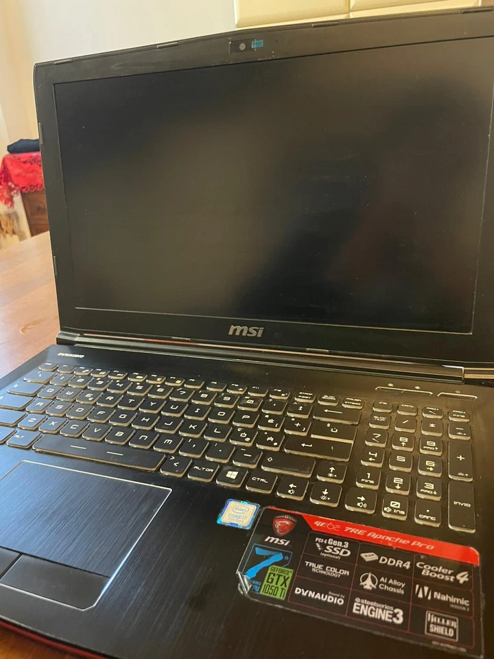 pc portatile gaming MSI GE62 7RE Apache PRO Usato ottime condizioni - Immagine 3 di 4