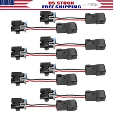 Injector Adapter For Delphi LQ4 9 4.8 5.3 6.0 Into LS1 LT1 EV1 Wiring Harnes-8pc