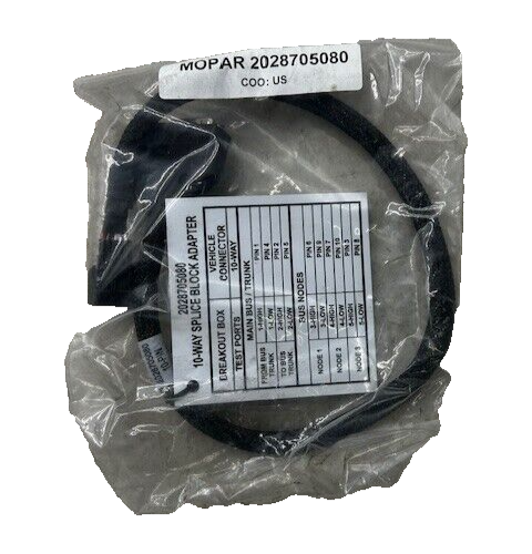 Mopar 2028705080 10 Pin Splice Block Breakout Box Adapter Mopar 2028705080 10 Pin Splice Block Breakout Box Adapter