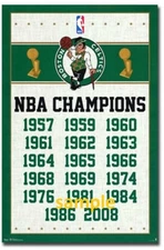 BOSTON CELTICS CHAMPIONS REFRIGERATOR MAGNET CHRISTMAS GAG GIFT MAN CAVE
