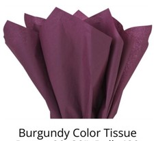 Color Tissue Paper. Large Sheets. Your Choice Of Colors