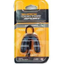 Shock Doctor Sport Gel Max Football Mouth Guard (Blue/Black) 11 yr. Youth and Up
