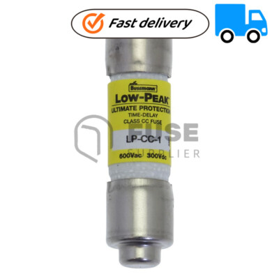 10PCS New Eaton Bussmann Series Current-limiting Time-delay Fuse 1A 600V LP-CC-1