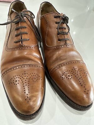 BERWICK 1707 MADE IN SPAIN BROWN GOODYEAR WELT LACE UP SHOES SIZE 11  Oxfords