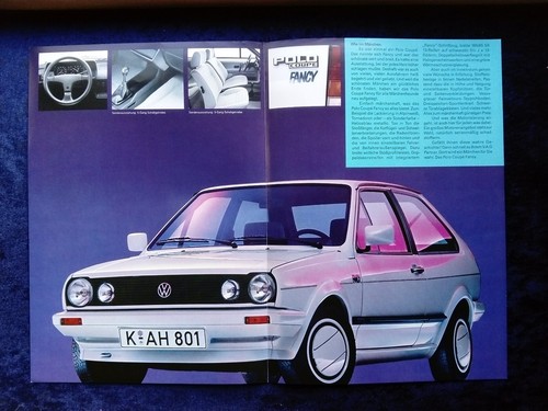VW Polo II 86C "Coupe Fancy" Sondermodell Prospekt von 11.1987 Strate - 第 2/4 張圖片