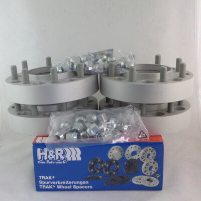 H&R Spurverbreiterung 80/80mm silber für Hummer H2