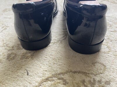 Gordon Rush “Ellliot” Black Patent Leather Tuxedo Loafers  display picture 3
