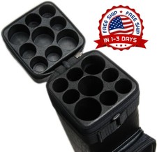 Estuche para tacos de billar Estuche para palos de billar con 3 puntas y 6 ejes