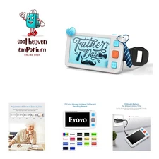 Portable Digital Magnifier Electronic Reading Aid 5.0 inch w/Foldable Handle ...