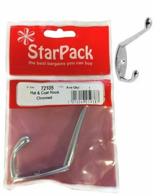 Chrome Wall Hooks & Door Hangers