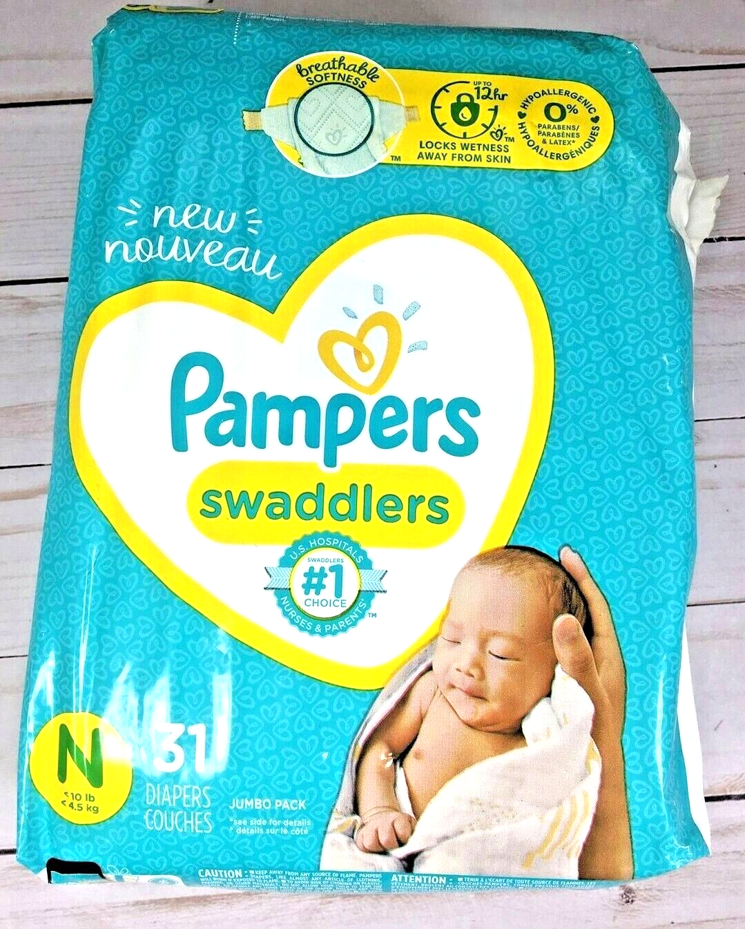 Pampers Swaddlers Diapers 1 -198 ct. (8-14 lb.)