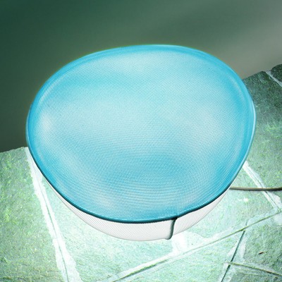 OLUCE By Francesco Rota Stehlampe Pill-Low 219 LED Wohnkultur Weis/Blau