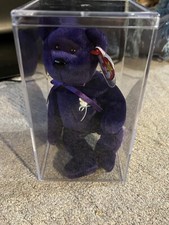 PRINCESS DIANA BEANIE BABY 1997 W/ TAG PROTECTOR AND BOX - PE PELLETS ROYAL FAM